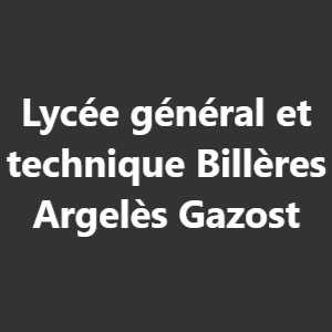 Lycée climatique général et technique Billères Argelès Gazost 